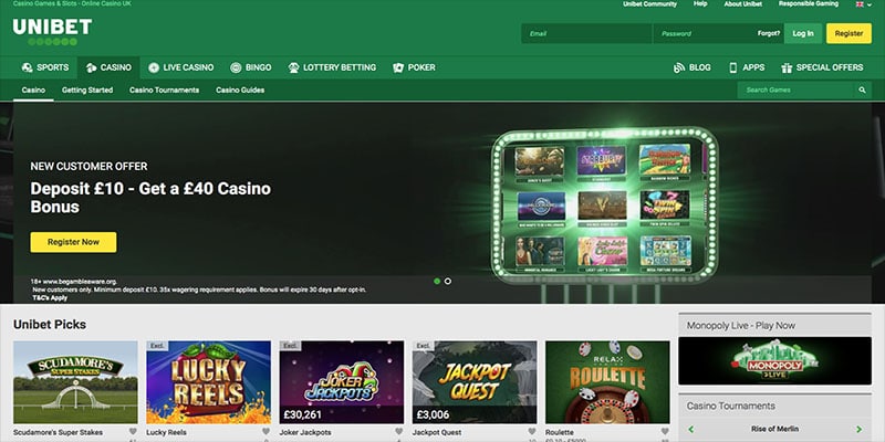 Unibet kaszinó